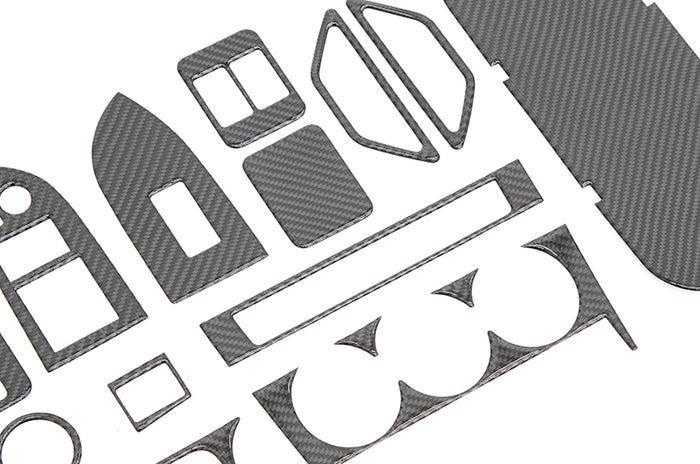 OLM Carbon Fiber Interior Dress Up Kit (17pc) Limited RHD 13-16 Scion FR-S / 13-20 Subaru BRZ / 17-20 Toyota 86 | A.70184.2