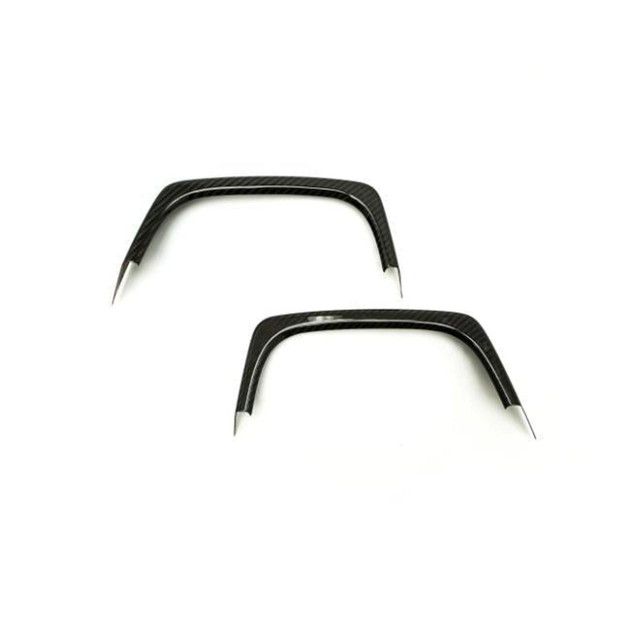 OLM Carbon Fiber Rear Bumper Exhaust Finishers WRX / STI 2015-2021 | EXT-WRX14-DCF