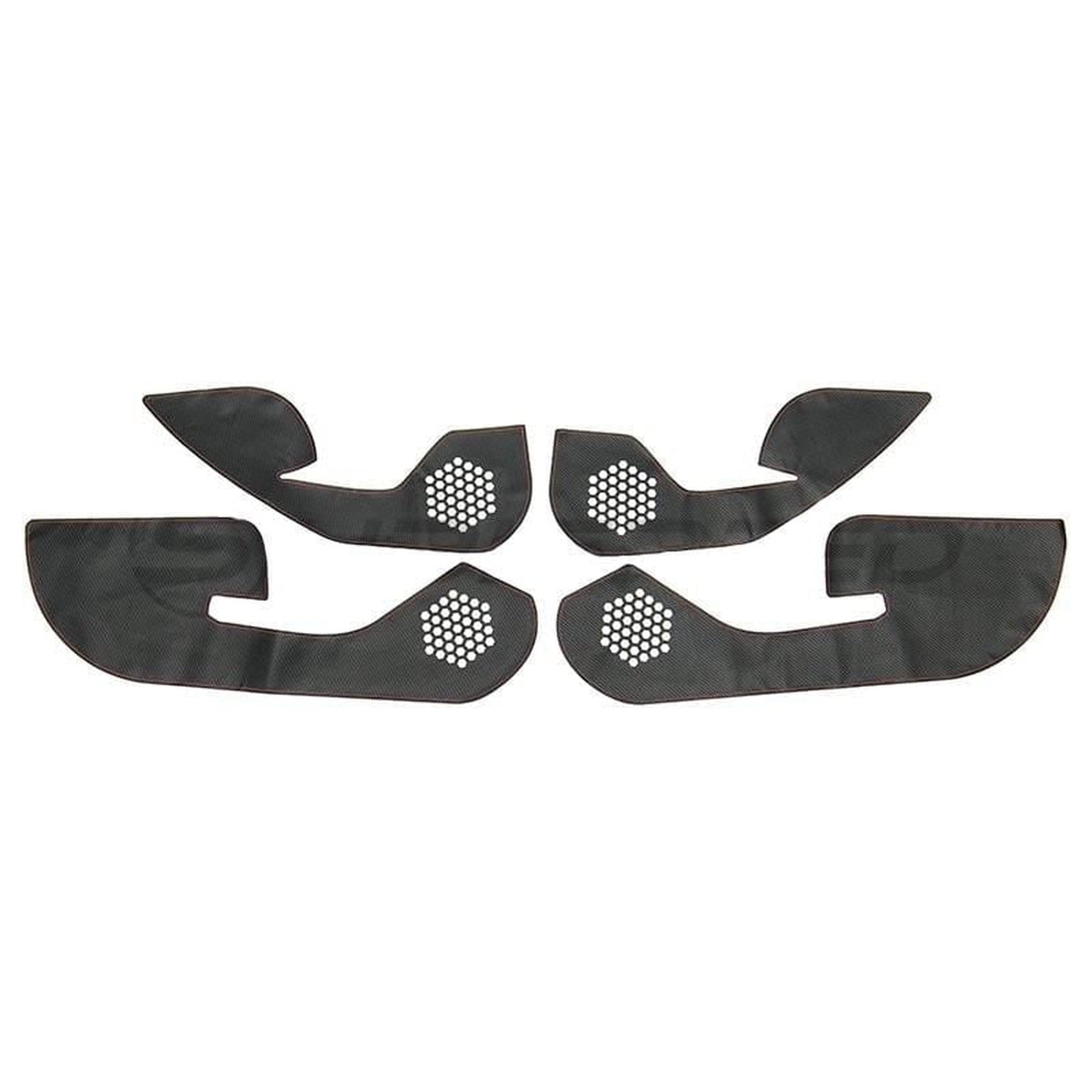 OLM Carbon Look Kick Guard Protection Set w/ Red Stitching for Non-HK Sound System Subaru WRX / STI 2015-2021 | A.70020.1