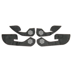 OLM Carbon Look Kick Guard Protection Set w/ Red Stitching for Non-HK Sound System Subaru WRX / STI 2015-2021 | A.70020.1