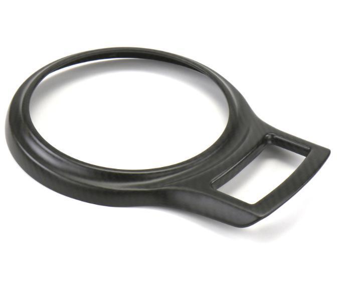 OLM Dry Carbon Fiber Shifter Trim Overlay Matte Carbon Fiber 13-16 Scion FR-S / 13-20 Subaru BRZ / 17-20 Toyota 86 | SGF-FT86-MDCF