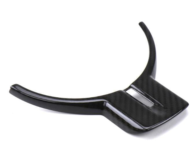 OLM Dry Carbon Fiber Steering Wheel Trim Cover 13-16 Scion FR-S / 13-20 Subaru BRZ / 17-20 Toyota 86 | STR-FT86-DCF