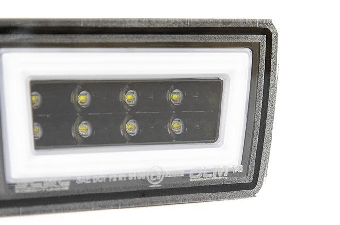 OLM F1 NB R V2 Clear Lens Goss Black Base White Bar WRX / STI Sedan 2011-2014 | A.70219.5