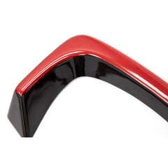 OLM Gloss Black Exhaust Finishers with Red Line WRX / STI 2015-2021 | OLM15WRXEFGBR