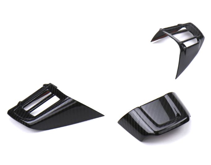 OLM LE Dry Carbon Fiber Steering Wheel Covers Type 2 WRX / STI 2015-2021 | AXIS-16WRXSTR