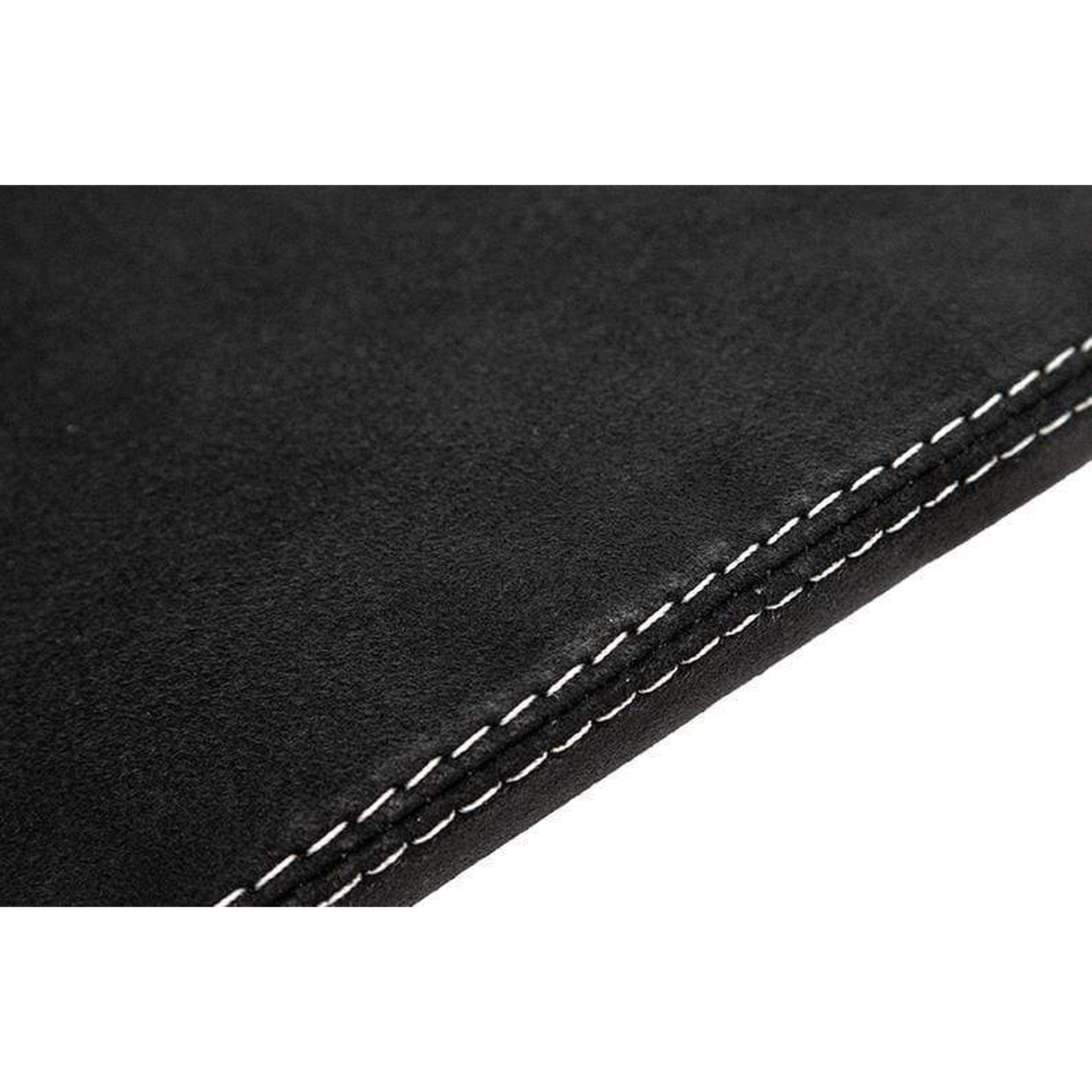 OLM LE Upper Speedometer Cluster Cover (Alcantara w/ Silver Stitch over Dry Carbon) Supra 2020-2024 | A.70150.3