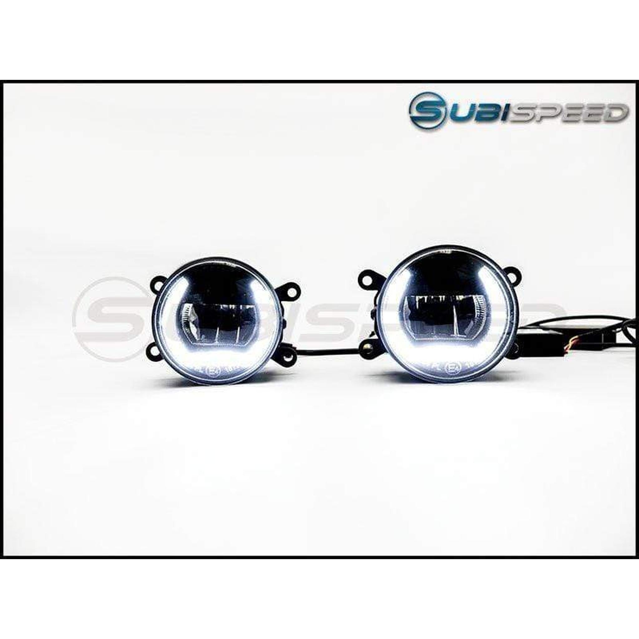 OLM LED / Corona Ring DRL Fog Light Housings Subaru WRX / STI 2015-2021