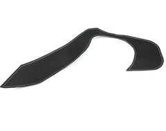 OLM Leather Look Door Kick Guard with Silver Stitching Toyota Supra 2020-2024 | A.70130.1