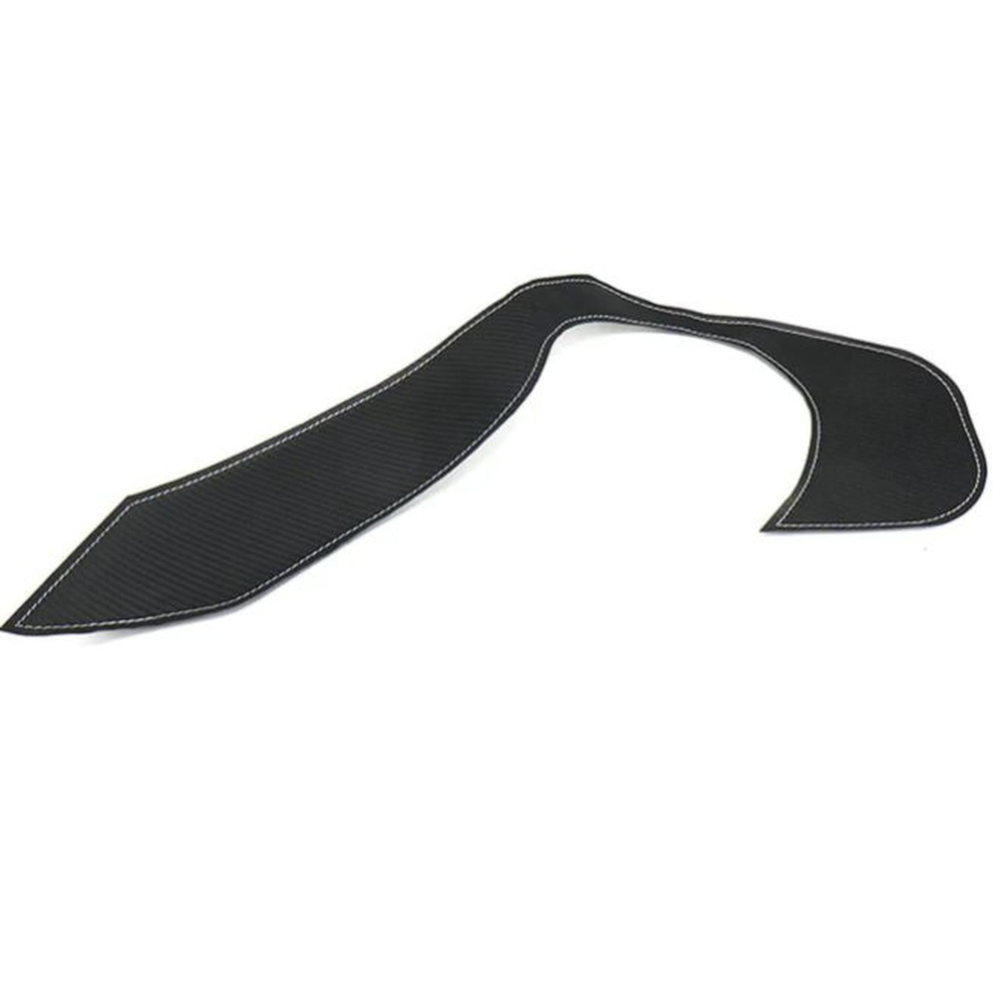 OLM Leather Look Door Kick Guard with Silver Stitching Toyota Supra 2020-2026 | A.70130.1