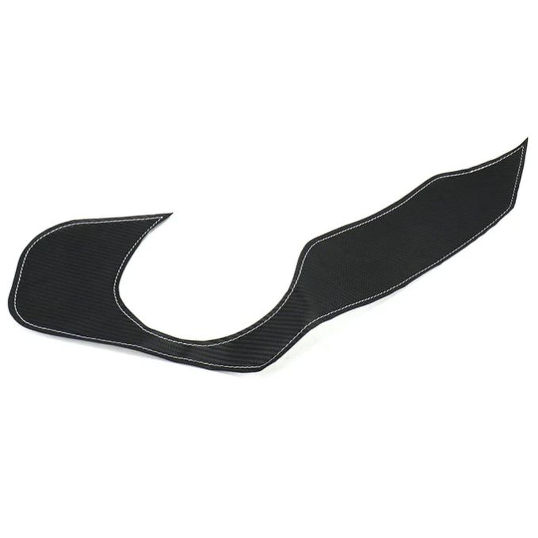 OLM Leather Look Door Kick Guard with Silver Stitching Toyota Supra 2020-2026 | A.70130.1