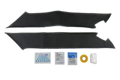 OLM Leather Look Kick Guard Protection Set with Silver Stitching FR-S 13-16 / BRZ 13-20 / 17-20 Toyota 86 | A.70056.4