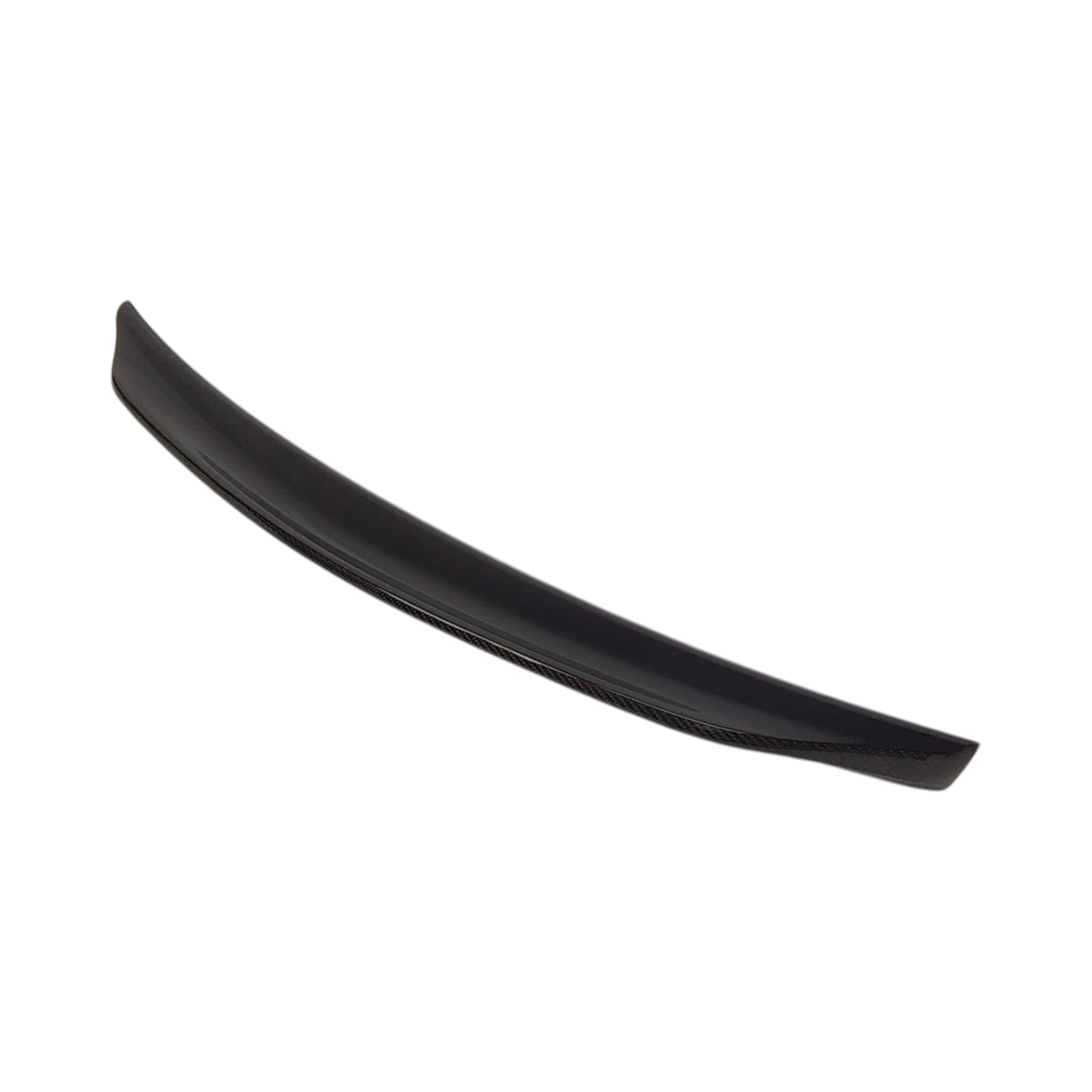 OLM Paint Matched Duckbill Spoiler w/ Carbon Fiber Center Line Crystal Black Silica WRX / STI 2015-2021 | A.70188.1-D4S