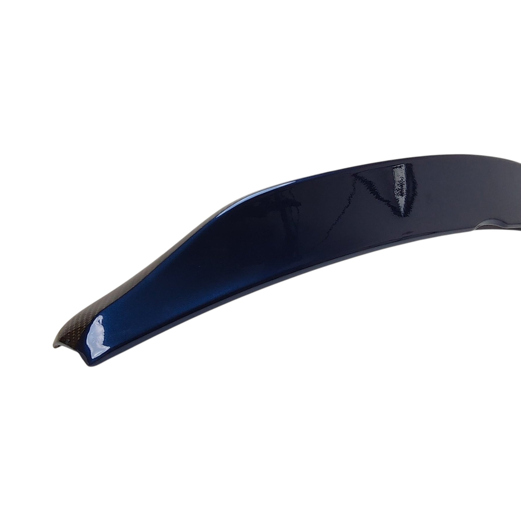 OLM Paint Matched Duckbill Spoiler w/ Carbon Fiber Center Line Galaxy Blue Pearl WRX / STI 2015-2021 | A.70188.1-E8H