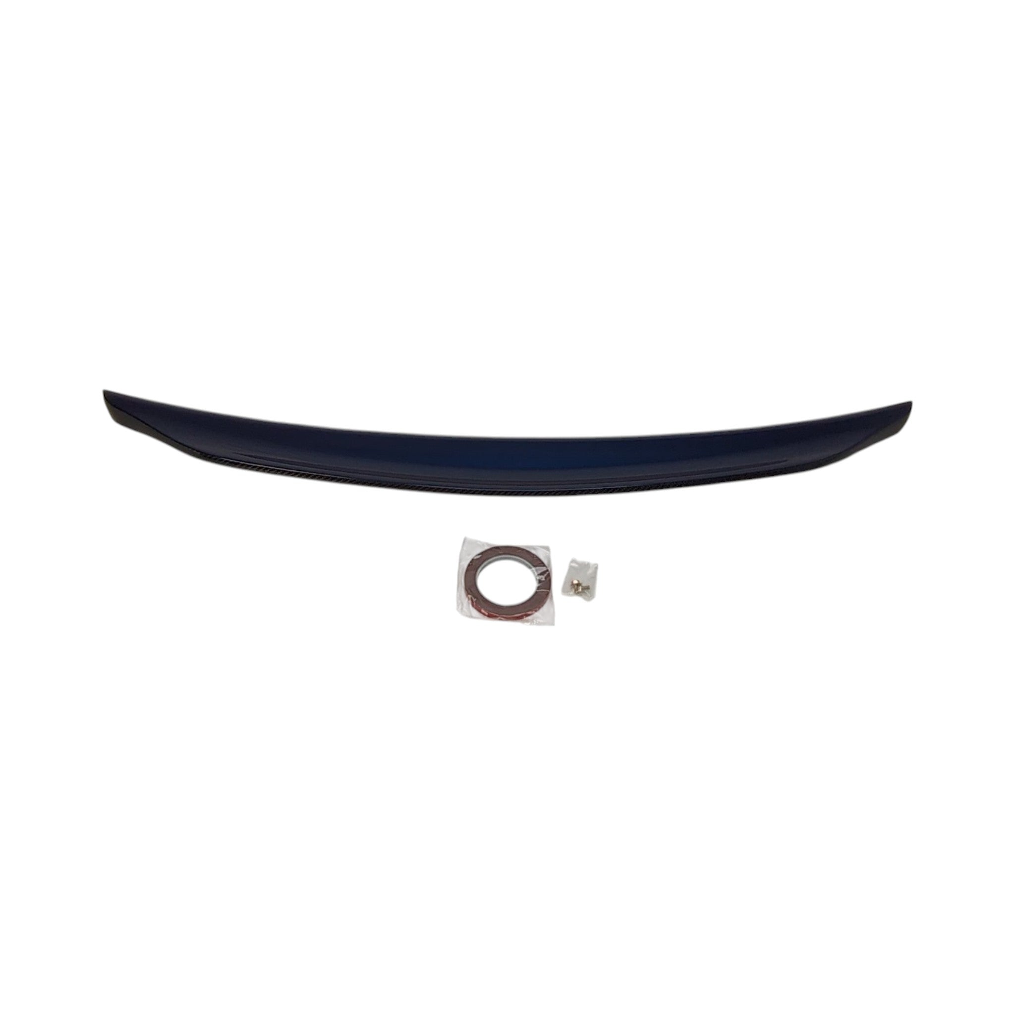 OLM Paint Matched Duckbill Spoiler w/ Carbon Fiber Center Line Galaxy Blue Pearl WRX / STI 2015-2021 | A.70188.1-E8H
