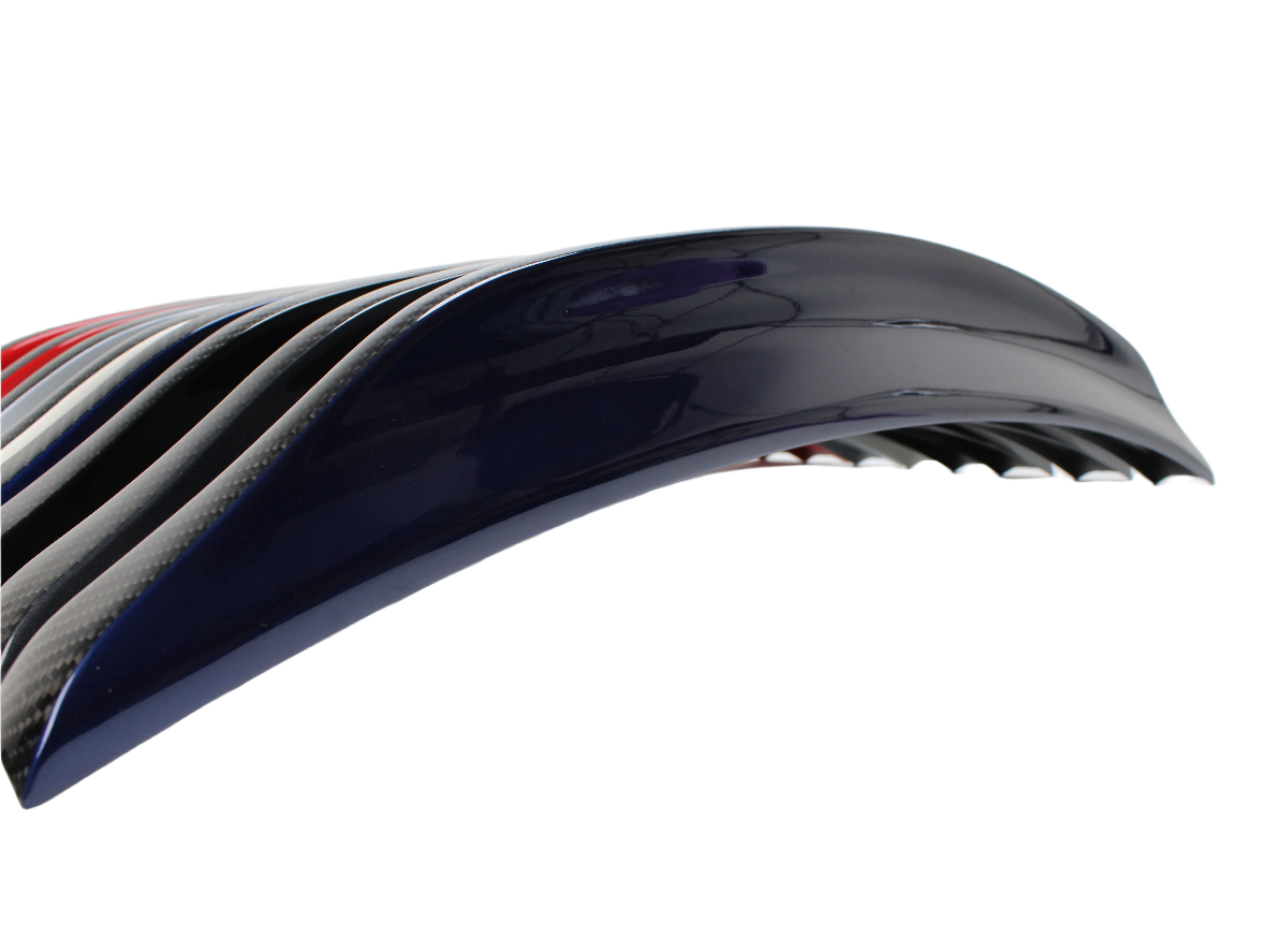 OLM Paint Matched Duckbill Spoiler w Carbon Fiber Center Line Lapis Blue WRX / STI 2015-2021 | A.70188.1-K3X