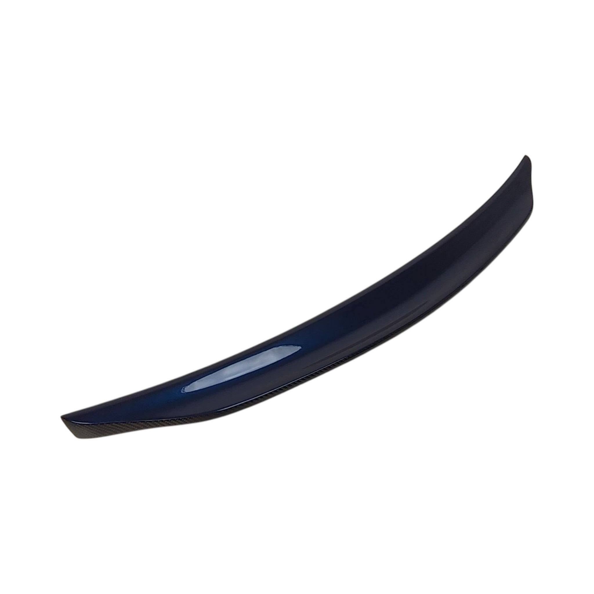 OLM Paint Matched Duckbill Spoiler w Carbon Fiber Center Line Lapis Blue WRX / STI 2015-2021 | A.70188.1-K3X