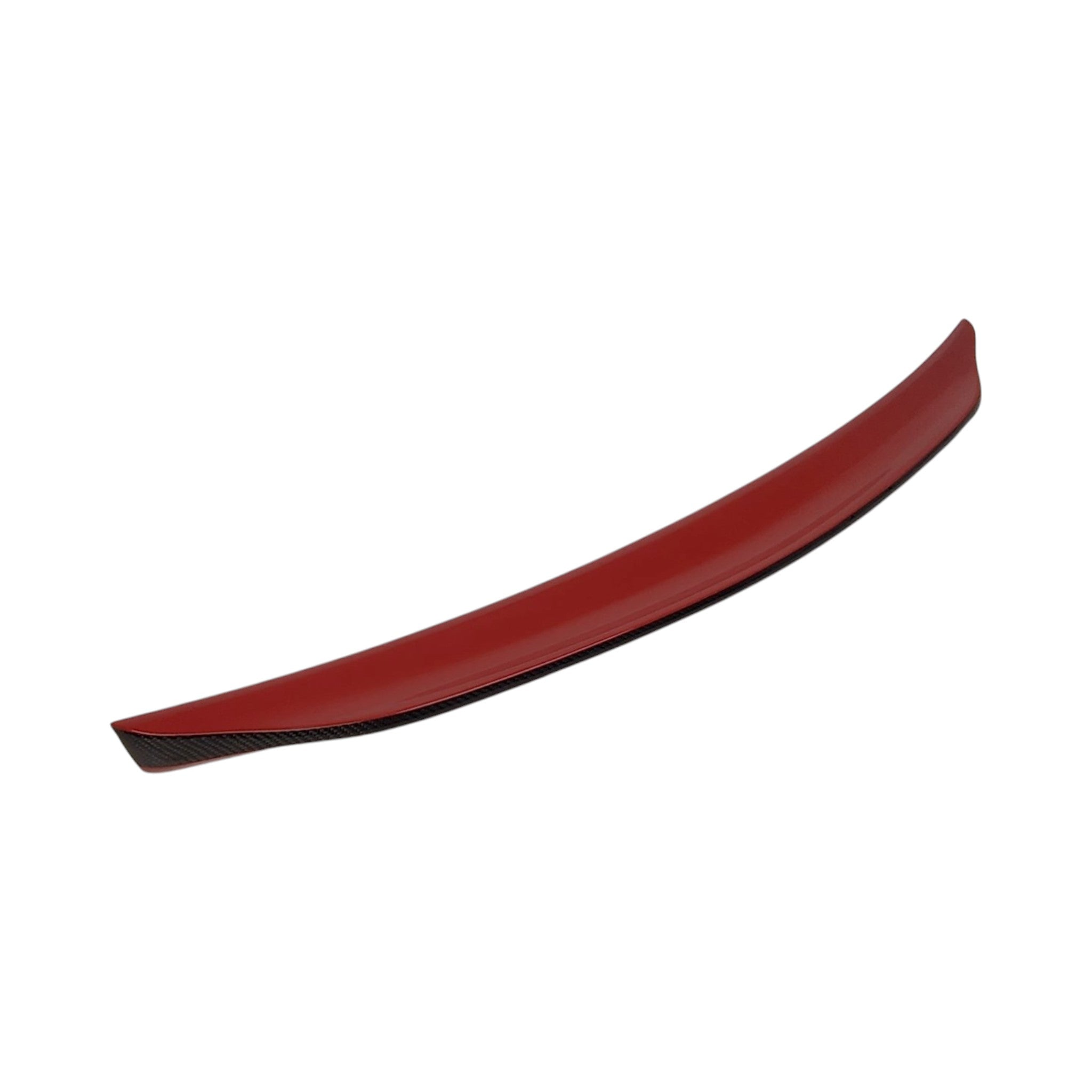 OLM Paint Matched Duckbill Spoiler w Carbon Fiber Center Line Pure Red WRX / STI 2015-2021 | A.70188.1-M7Y