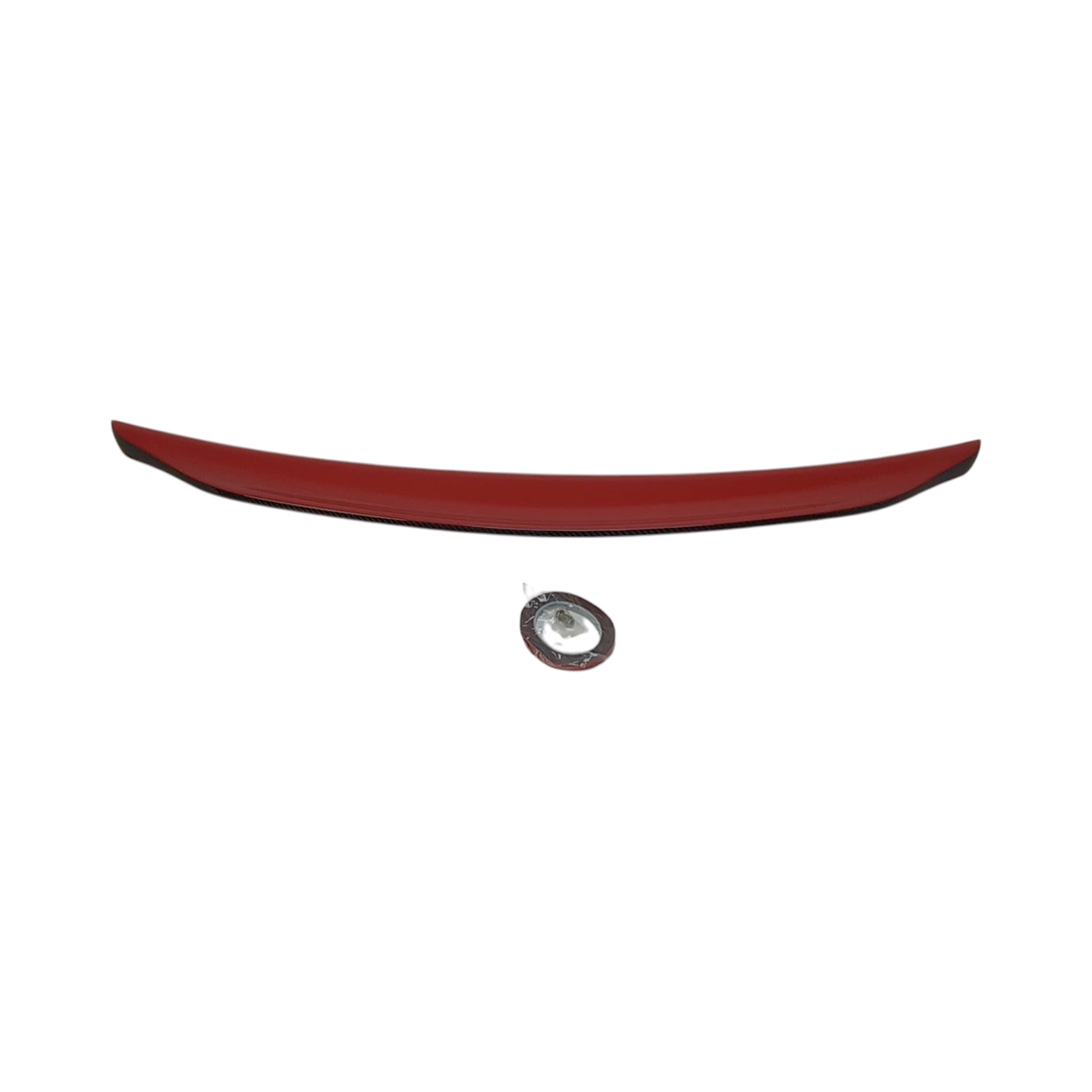 OLM Paint Matched Duckbill Spoiler w Carbon Fiber Center Line Pure Red WRX / STI 2015-2021 | A.70188.1-M7Y