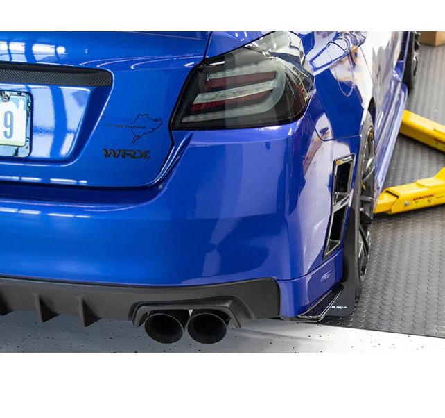 OLM Paint Matched Gloss Black Rear Bumper Lip Crystal Black Silica WRX / STI 2015-2021 | A.70191.1-D4S