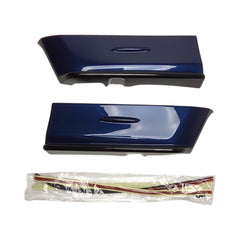 OLM Paint Matched Gloss Black Rear Bumper Lip Lapis Blue WRX / STI 2015-2021 | A.70191.1-K3X