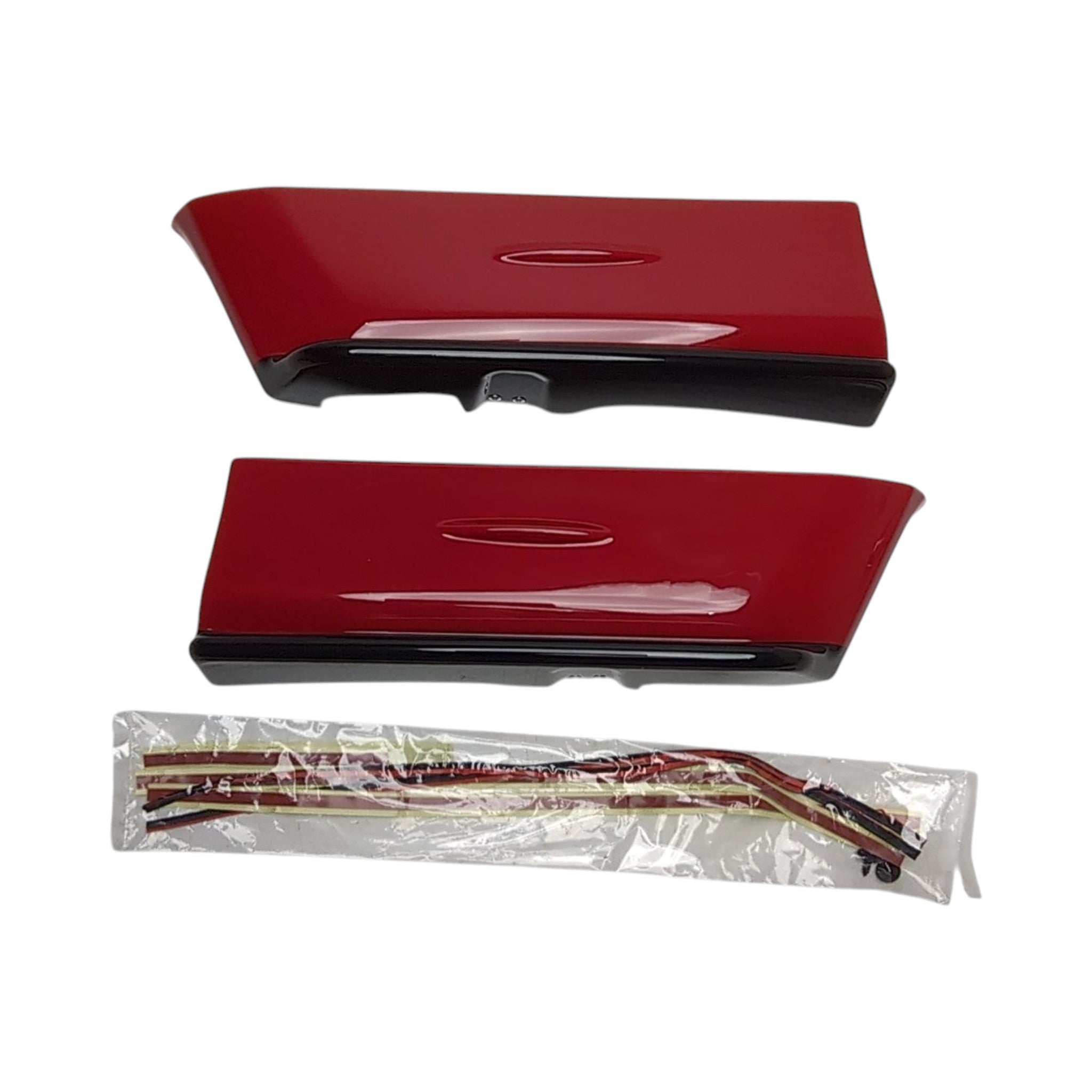 OLM Paint Matched Gloss Black Rear Bumper Lip Pure Red WRX / STI 2015-2021 | A.70191.1-M7Y
