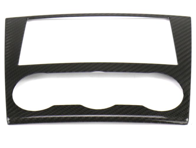 OLM S-Line Dry Carbon Fiber Radio and AC Control Cover WRX / STI 2015-2021 | DP1-WRX14-DCF