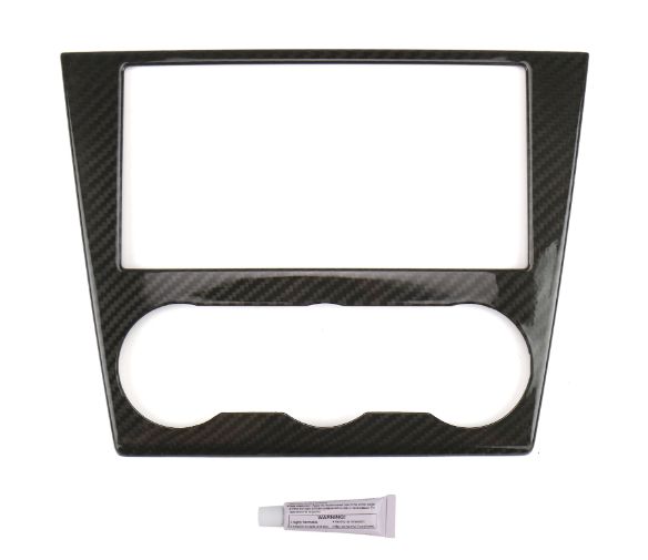 OLM S-Line Dry Carbon Fiber Radio and AC Control Cover WRX / STI 2015-2021 | DP1-WRX14-DCF