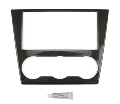 OLM S-Line Dry Carbon Fiber Radio and AC Control Cover WRX / STI 2015-2021 | DP1-WRX14-DCF