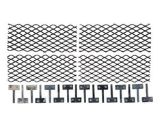 OLM S207 Style Paint Matched Rear Bumper Vent Inserts Galaxy Blue WRX / STI 2015-2021 | S207RVNT-E8H