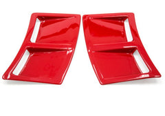 OLM S207 Style Paint Matched Rear Bumper Vent Inserts Pure Red WRX / STI 2015-2021 | S207RVNT-M7Y
