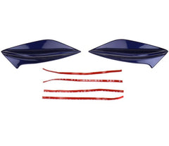 OLM STI Spoiler Side Fins Galaxy Blue Metallic WRX / STI 2015-2021 | 15STIFIN-E8H