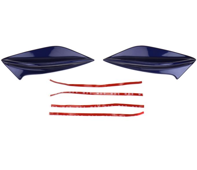 OLM STI Spoiler Side Fins Lapis Blue Pearl WRX / STI 2015-2021 | 15STIFIN-K3X