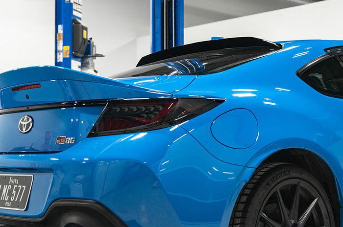 OLM Scythe Style LED Taillights Smoke Lens Black Base Red Bar BRZ / GR86 2022-2026 | E.49003.1