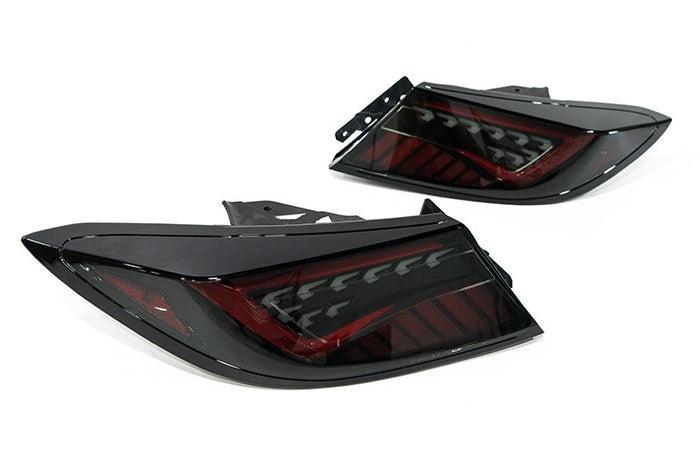 OLM Scythe Style LED Taillights Smoke Lens Black Base Red Bar BRZ / GR86 2022-2026 | E.49003.1