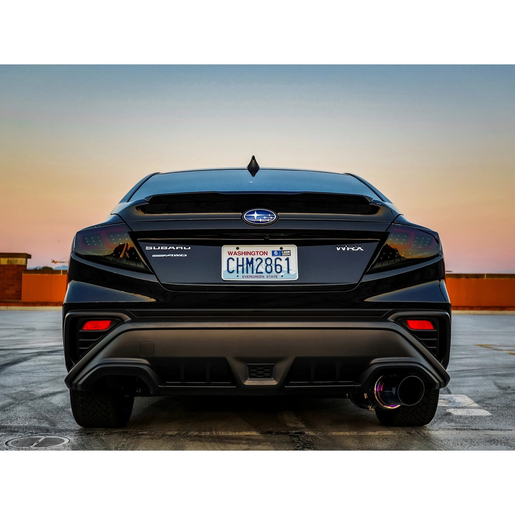 OLM Spec-AR LED Taillights with Smoke Lens and Red Bar Subaru WRX 2022-2025 | E.47002.1-SBRC
