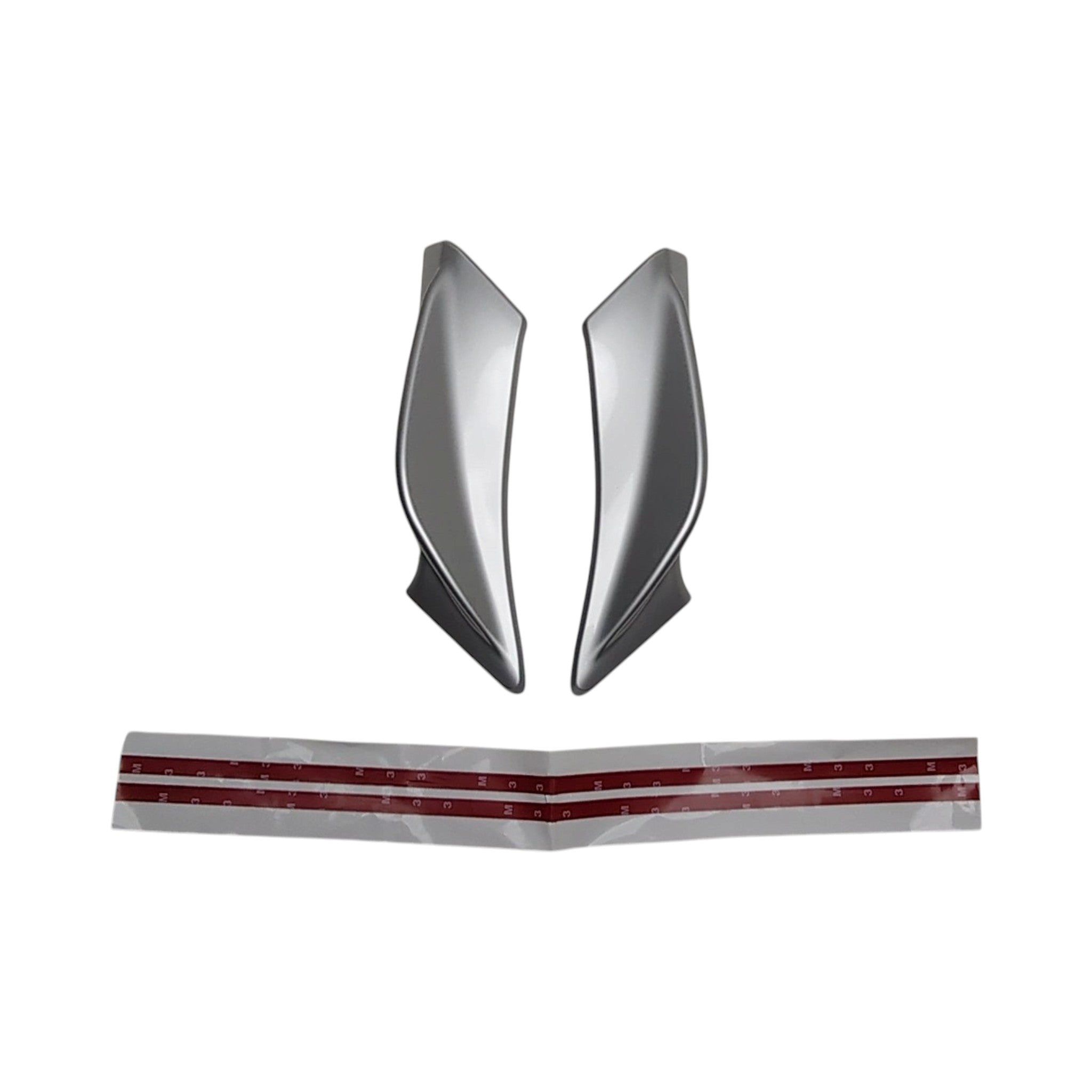 OLM TRD Painted Trunk Spoiler Sides D6S Silver Metallic 13-16 Scion FR-S / 13-20 Subaru BRZ / 17-20 Toyota 86 | 86TRD2-D6S