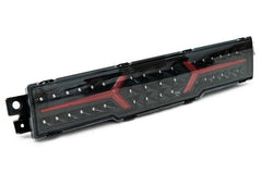 OLM V1 Rear Fog Light Clear Lens Black Base Red Bar Subaru BRZ / Toyota GR86 22-26 | A.70258.1-CBR