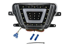 OLM V2 F1 Style Multifunction 4th Brake Light (Clear Lens Black Base White Bar) Toyota Supra 2020-2026 | A.70236.1-B