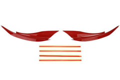 OLM Version 2 Paint Matched Headlight Eyebrows Lightning Red WRX / STI 2015-2021 | 15WRXEYV2C7P