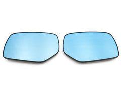 OLM Wide Angle Convex Mirrors (Defrosters / Turn Signals / Blind Spot Detection LED) Blue WRX / STI 2015-2021 | MRL-14-LPBH-BSM