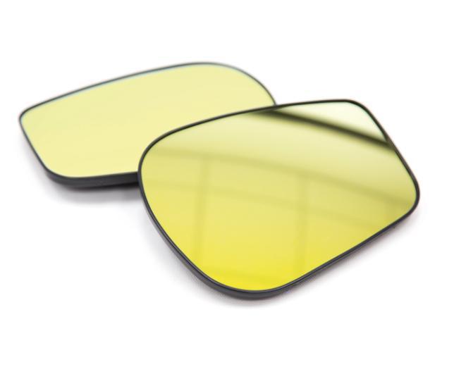 OLM Wide Angle Convex Mirrors with Defrosters and Turn Signals Golden 13-16 Scion FR-S / 13-20 Subaru BRZ / 17-20 Toyota 86 | MRL-FT86-LPGH