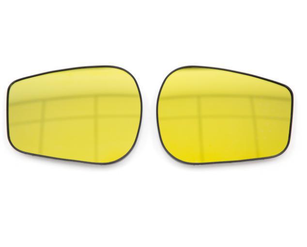 OLM Wide Angle Convex Mirrors with Defrosters and Turn Signals Golden 13-16 Scion FR-S / 13-20 Subaru BRZ / 17-20 Toyota 86 | MRL-FT86-LPGH