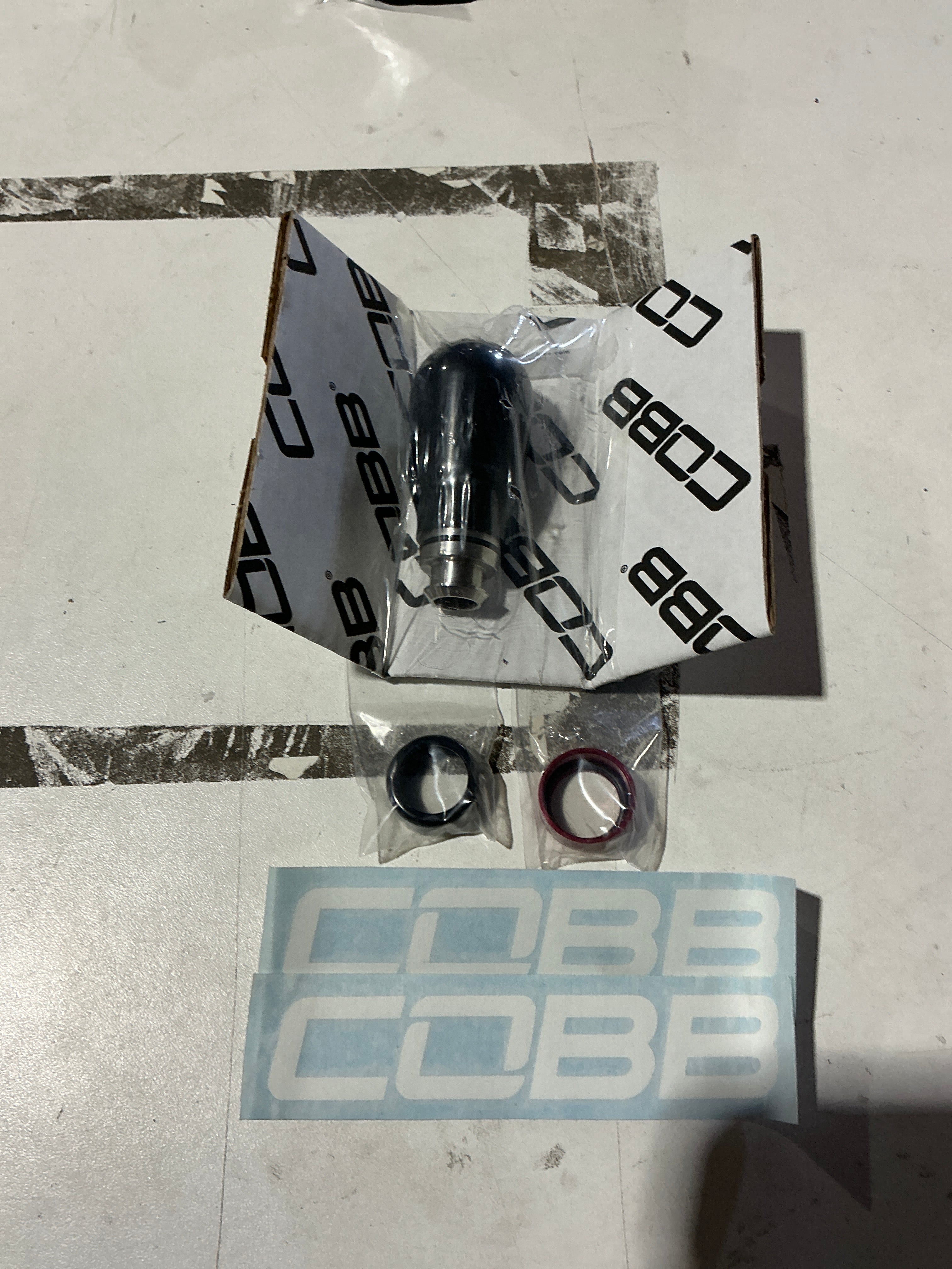[OPEN BOX] Cobb Black 5-Speed Tall Weighted Shift Knob WRX 2002-2014 / Forester XT 2004-2008 | 211370-BK - Default Title