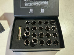 [OPEN BOX] Cosmis Racing Wheels Spiral Lug Nuts M12x1.5mm Gunmetal (Set of 20)