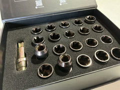 [OPEN BOX] Cosmis Racing Wheels Spiral Lug Nuts M12x1.5mm Gunmetal (Set of 20)