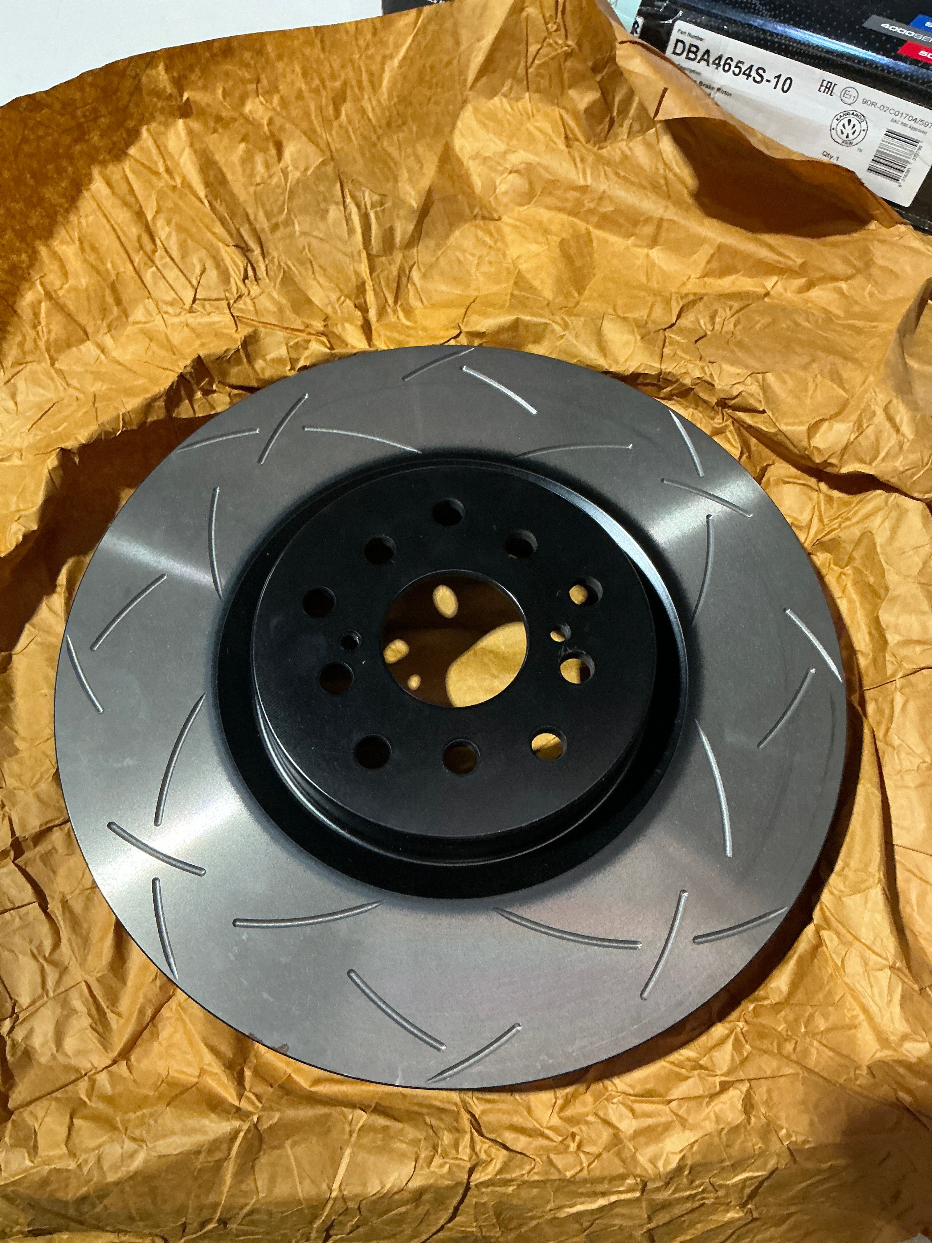 [OPEN BOX] DBA 4000 Series T3 Slotted Front Rotor Subaru STI 04-17 / WRX 08-14 w/ Brembo | 4654S-10 - Default Title