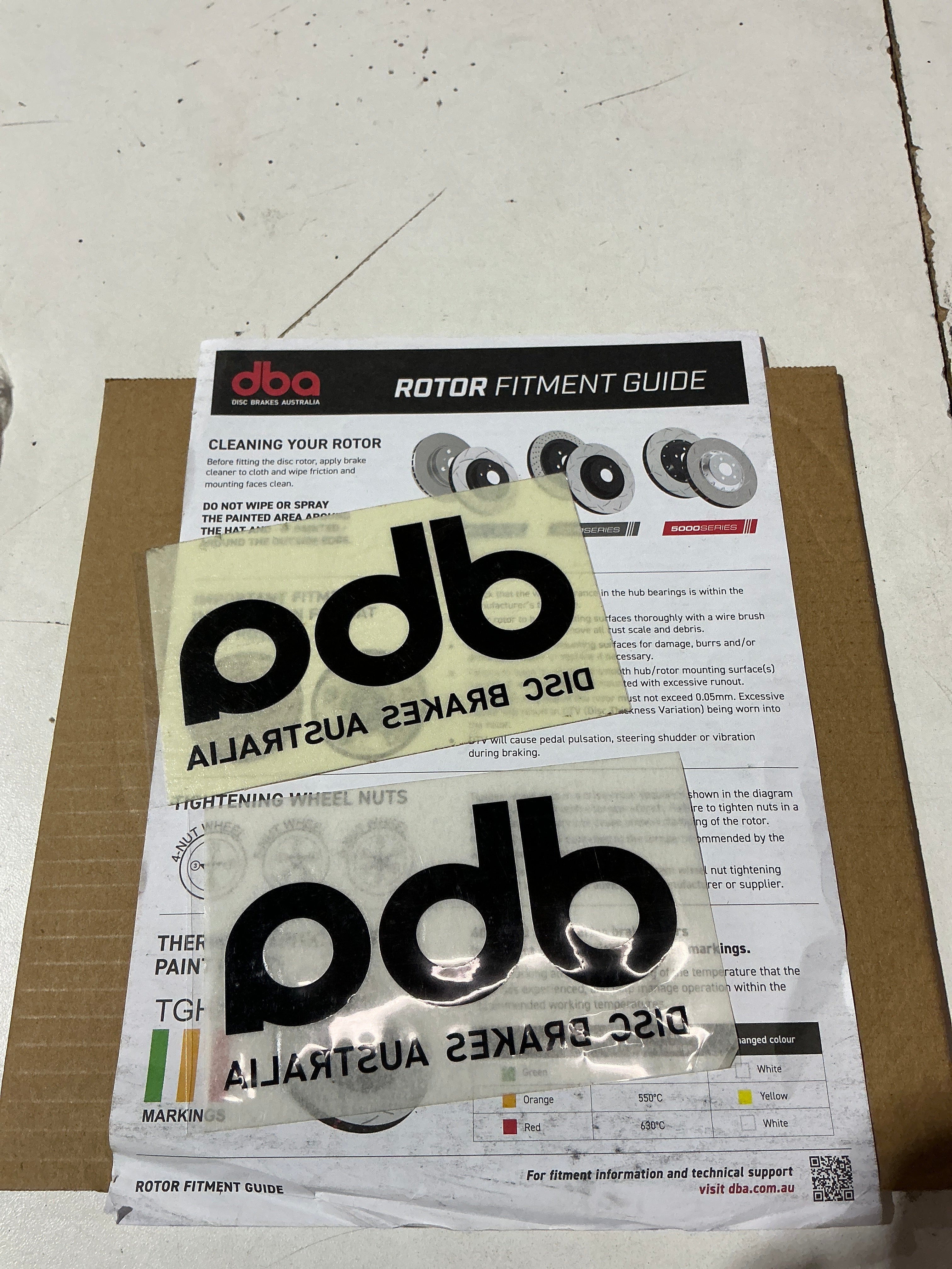 [OPEN BOX] DBA 5000 Series Front Slotted 2-Piece Rotor w/ Black Hat Subaru STI 2004-2017 | 5654BLKS-10 - Default Title