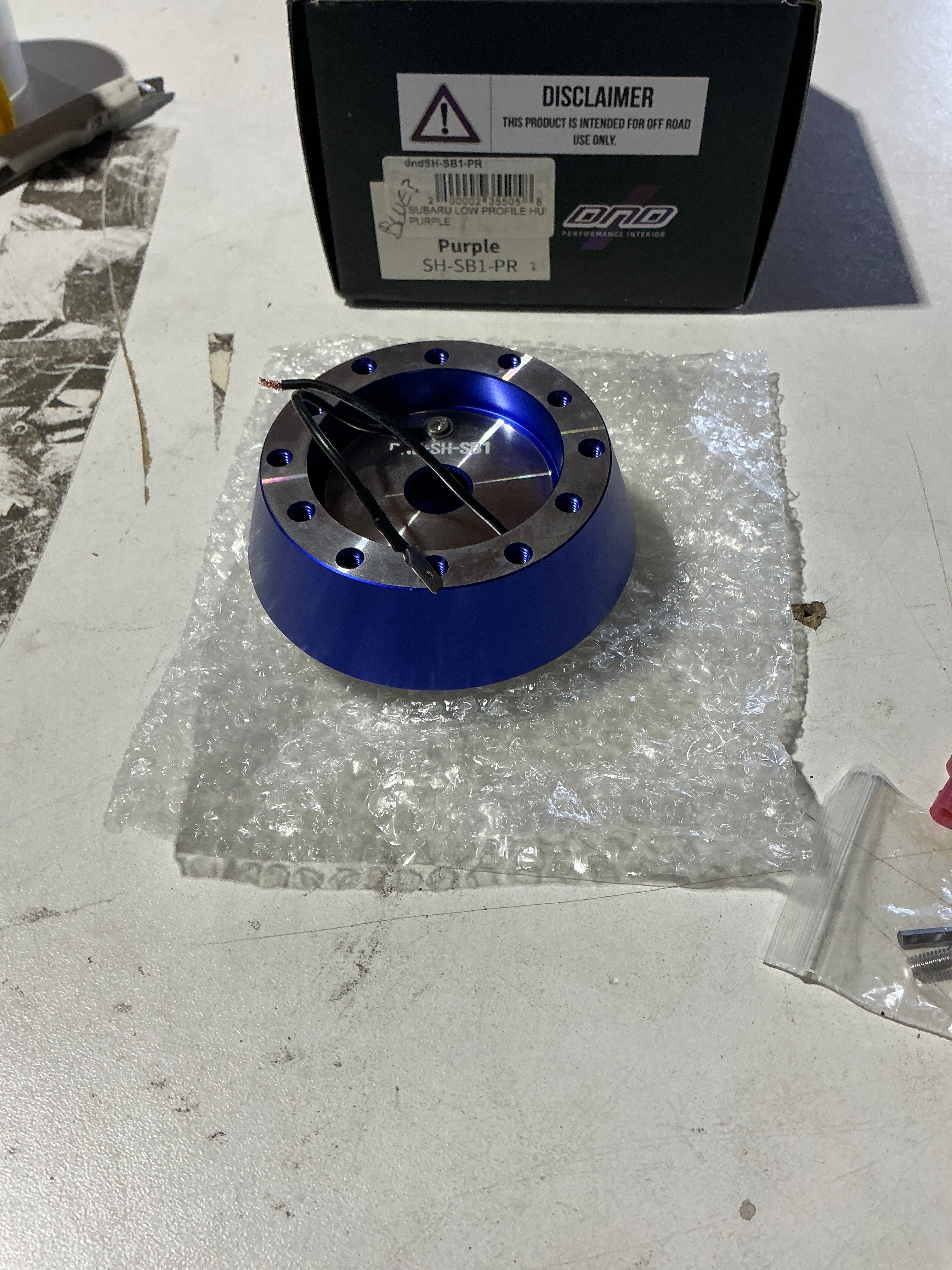 [OPEN BOX] DND Performance Subaru Low Profile Hub Kit - Blue - Default Title