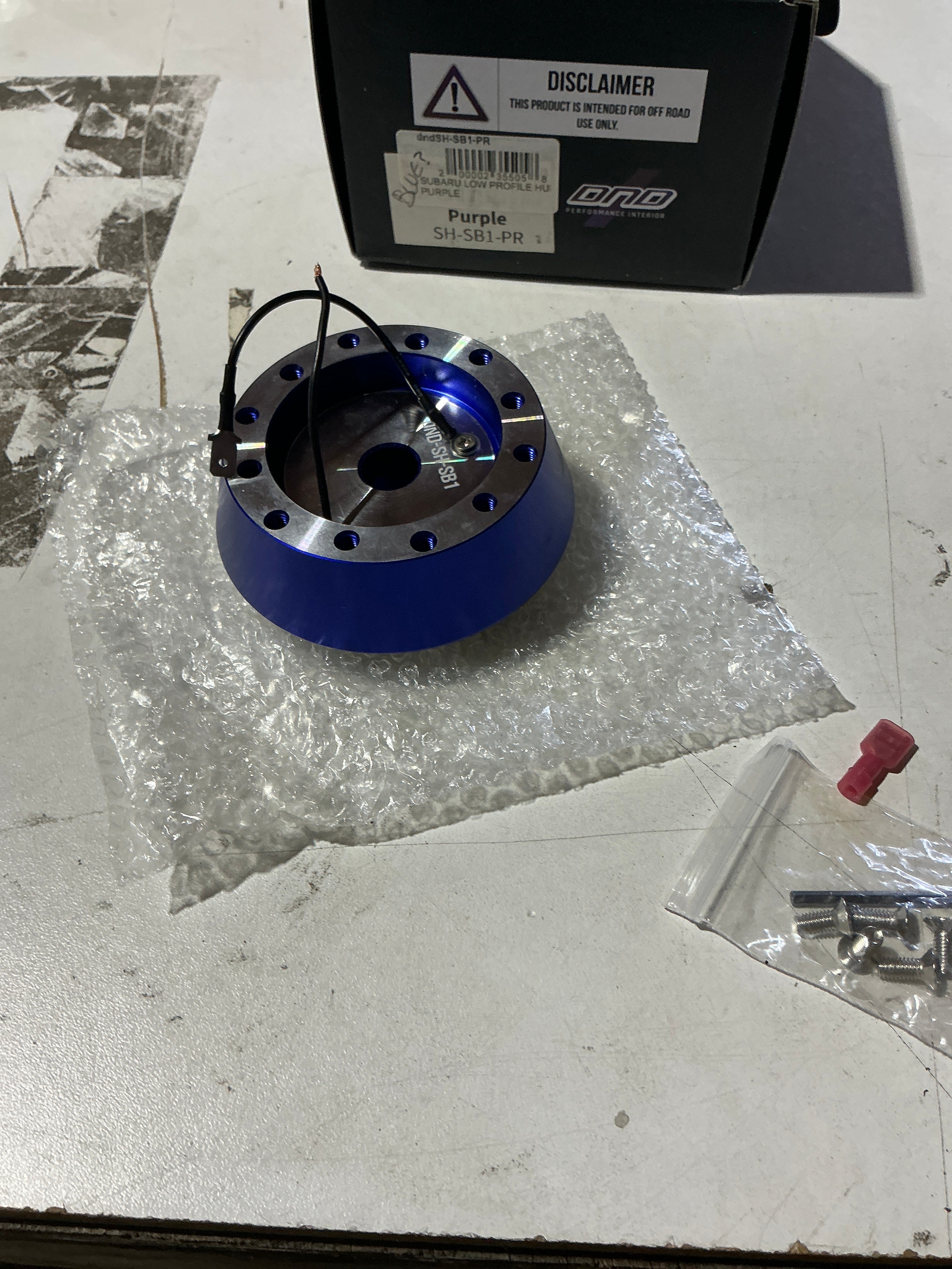 [OPEN BOX] DND Performance Subaru Low Profile Hub Kit - Blue - Default Title