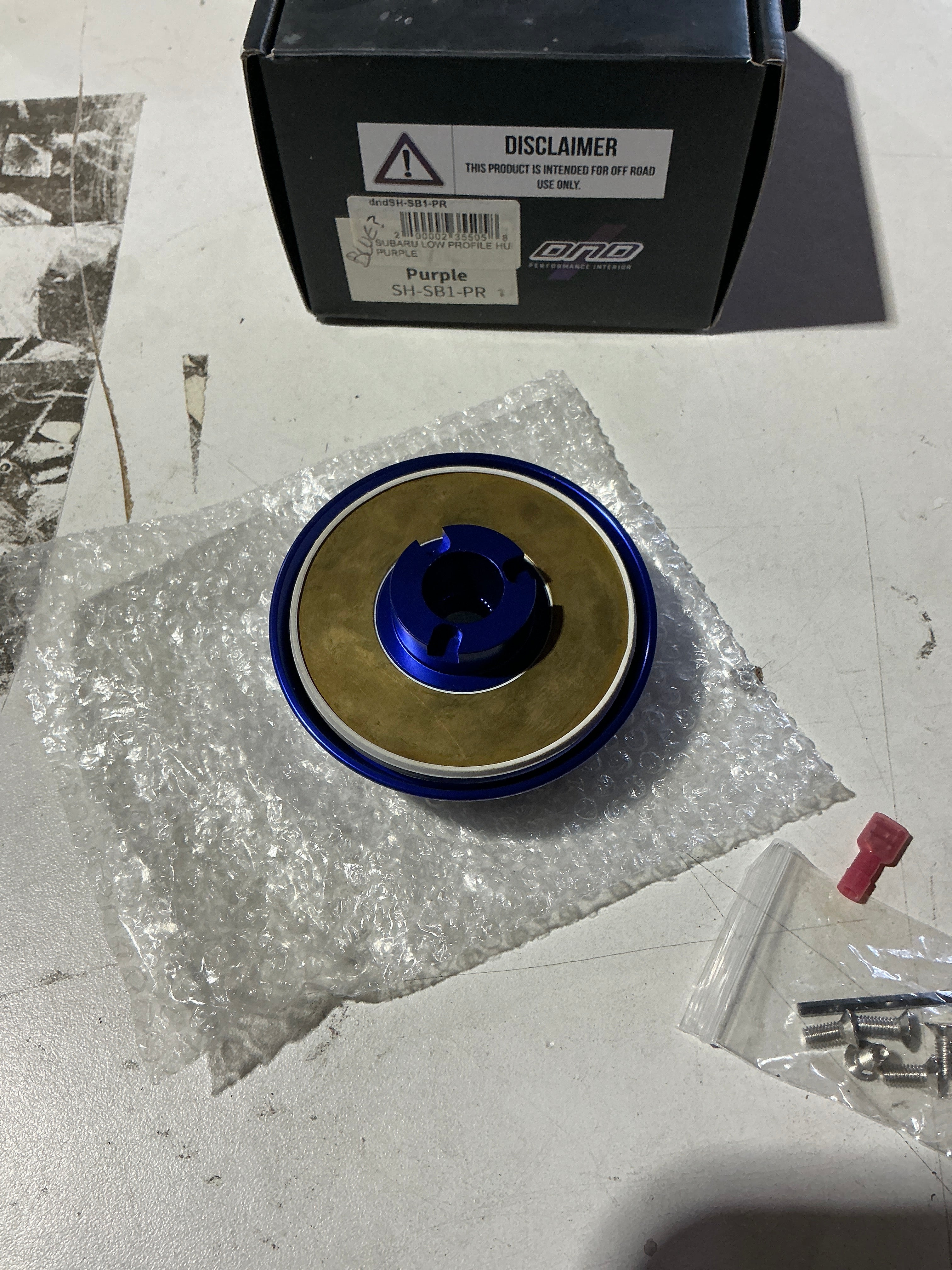 [OPEN BOX] DND Performance Subaru Low Profile Hub Kit - Blue - Default Title